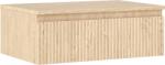 Mexen Rivel dulap baie sub chiuvetă 70 cm cu blat, 1 sertar, canelat, stejar - 91A20-07023-1-BFC81 (91A20-07023-1-BFC81)