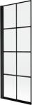 Mexen Mist paravan cadă cu un singur panou stânga 70 x 150 cm, grilaj negru, negru - 8A9-070-001-70-77-L (8A9-070-001-70-77-L)