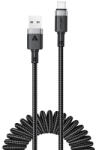 ACEFAST C14-04 USB-A - USB-C kábel rugós 480Mb/s 3A 1.2m - fekete