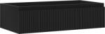 Mexen Rivel dulap baie sub chiuvetă 90 cm, 1 sertar, canelat, negru mat - 91A20-09023-1-BF71 (91A20-09023-1-BF71)