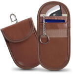 Tech-Protect KLR100 RFID blokkolós autókulcstartó - barna