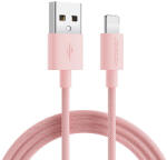 JOYROOM Colorful adatkábel S-2030M13 USB-A / Lightning 2.4A 2m - rózsaszín