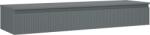 Mexen Rivel dulap băii sub lavoar 160 cm cu blat, 1 sertar, canelat, grafit mat - 91A20-16023-1-BFC66 (91A20-16023-1-BFC66)
