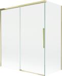 Mexen Rox cabină de duș extensibilă cu 2 uși 140 + 70 x 150 cm, transparent, auriu - 8C9-140-070-50-00 (8C9-140-070-50-00)