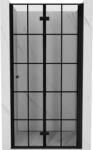 Mexen Mist-F uși de duș pliabile dreapta 75 cm, grilaj negru, negru - 8A6-075-000-70-77-P (8A6-075-000-70-77-P)
