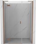Mexen Mist-H L ușă de duș pivotantă stânga 155 cm, transparent, cupru periat - 8A5L-155-001-65-00-L (8A5L-155-001-65-00-L)