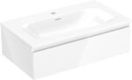 Mexen Orio dulap baie 80 cm cu lavoar Vela, 1 sertar, alb lucios - 91A10-08023-1-BF00-W23M00 (91A10-08023-1-BF00-W23M00)