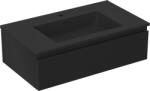 Mexen Orio dulap baie 80 cm cu lavoar Otis, 1 sertar, negru mat - 91A10-08023-1-BF71-W18M71 (91A10-08023-1-BF71-W18M71)