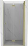 Mexen Mist-F ușă de duș pliabilă dreapta 75 cm, transparentă, aurie periată - 8A6-075-000-55-00-P (8A6-075-000-55-00-P)