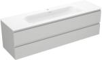 Mexen Orio dulap baie 160 cm cu lavoar Vela, 2 sertare, gri mat/alb mat - 91A10-16047-2-BFF62-W23M01 (91A10-16047-2-BFF62-W23M01)