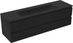 Mexen Orio dulap baie 160 cm cu chiuvetă Vela, 2 sertare, negru mat - 91A10-16047-2-BFF71-W23M71 (91A10-16047-2-BFF71-W23M71)