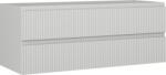 Mexen Rivel dulap baie sub lavoar 120 cm, 2 sertare, canelat, gri mat - 91A20-12047-2-BFF62 (91A20-12047-2-BFF62)