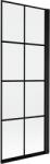 Mexen Mist paravan de duș cu 1 ușă dreapta 70 x 150 cm, grilă neagră, negru - 8A9-070-001-70-77-P (8A9-070-001-70-77-P)