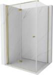 Mexen Mist-F cabină de duș pliabilă stânga 90 x 70 cm, transparent, auriu - 8A6T-090-070-50-00-L (8A6T-090-070-50-00-L)