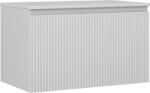 Mexen Rivel dulap baie sub lavoar 80 cm cu blat, 1 sertar, canelat, gri mat - 91A20-08047-1-BFC62 (91A20-08047-1-BFC62)