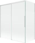 Mexen Rox paravan de cadă cu 2 uși glisante 140 + 70 x 150 cm, transparent, alb - 8C9-140-070-20-00 (8C9-140-070-20-00)