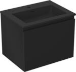 Mexen Orio dulap baie 60 cm cu lavoar Otis, 1 sertar, negru mat - 91A10-06047-1-BF71-W18M71 (91A10-06047-1-BF71-W18M71)