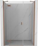 Mexen Mist-H ușă de duș pivotantă stânga, 140 cm, transparent, cupru periat - 8A5-140-001-65-00-L (8A5-140-001-65-00-L)