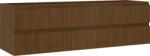 Mexen Rivel dulap baie pentru chiuvetă 160 cm, 2 sertare, canelat, nuc - 91A20-16047-2-BFF86 (91A20-16047-2-BFF86)