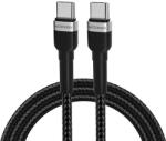 Wozinsky WNBCC1 USB-C / USB-C PD 65W kábel 1 m - fekete