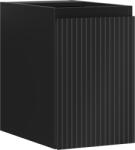 Mexen Rivel dulap baie sub chiuvetă 30 cm, 1 ușă, riflat, negru mat - 91A21-03047-1-BF71 (91A21-03047-1-BF71)