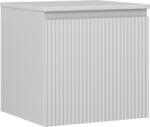 Mexen Rivel dulap baie sub chiuvetă 50 cm cu blat, 1 sertar, canelat, gri mat - 91A20-05047-1-BFC62 (91A20-05047-1-BFC62)