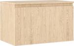 Mexen Rivel dulap baie sub chiuvetă 80 cm cu blat, 1 sertar, canelat, stejar - 91A20-08047-1-BFC81 (91A20-08047-1-BFC81)