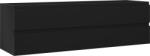 Mexen Orio dulap baie sub lavoar 160 cm, 2 sertare, negru mat - 91A10-16047-2-BFF71 (91A10-16047-2-BFF71)
