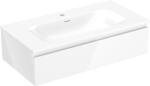 Mexen Orio dulap baie 90 cm cu lavoar Vela, 1 sertar, alb lucios - 91A10-09023-1-BF00-W23M00 (91A10-09023-1-BF00-W23M00)