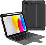 Nillkin Bumper Combo iPad 10.9 2022 / iPad 11 2025 kihajtható tok billentyűzettel, fekete (57983112832) - phoner
