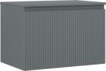 Mexen Rivel dulap baie sub chiuvetă 70 cm cu blat, 1 sertar, reliefat, grafit mat - 91A20-07047-1-BFC66 (91A20-07047-1-BFC66)
