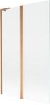 Mexen Mist L ecran de baie 2-panouri 110 x 150 cm, transparent, cupru periat - 8A9L-110-011-65-00 (8A9L-110-011-65-00)