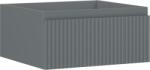 Mexen Rivel dulap baie sub chiuvetă 50 cm, 1 sertar, canelat, grafit mat - 91A20-05023-1-BF66 (91A20-05023-1-BF66)