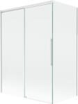 Mexen Rox paravanul pentru duș cu 2 aripi, glisant 120 + 70 x 150 cm, transparent, alb - 8C9-120-070-20-00 (8C9-120-070-20-00)