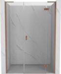 Mexen Mist-H L ușă de duș batantă dreapta 160 cm, transparent, cupru periat - 8A5L-160-001-65-00-P (8A5L-160-001-65-00-P)