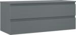 Mexen Orio dulap baie sub chiuvetă 120 cm cu blat, 2 sertare, grafit mat - 91A10-12047-2-BFFC66 (91A10-12047-2-BFFC66)