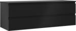 Mexen Orio dulap baie sub chiuvetă 140 cm cu blat, 2 sertare, negru mat - 91A10-14047-2-BFFC71 (91A10-14047-2-BFFC71)
