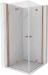 Mexen Mist-F Duo cabină de duș pliabilă 110 x 110 cm, transparent, cupru periat - 8A6-110L-110P-65-00 (8A6-110L-110P-65-00)
