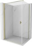 Mexen Mist-B Cabină de duș cu ușă rabatabilă 85 x 110 cm, transparentă, auriu - 8A2T-085-110-50-00 (8A2T-085-110-50-00)