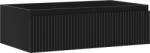 Mexen Rivel dulap baie de 80 cm, 1 sertar, canelat, negru mat - 91A20-08023-1-BF71 (91A20-08023-1-BF71)