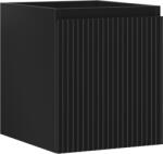 Mexen Rivel dulap baie sub chiuvetă 40 cm, 1 sertar, canelat, negru mat - 91A20-04047-1-BF71 (91A20-04047-1-BF71)