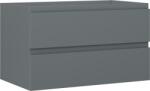 Mexen Orio dulap baie sub chiuvetă 80 cm, 2 sertare, grafit mat - 91A10-08047-2-BFF66 (91A10-08047-2-BFF66)