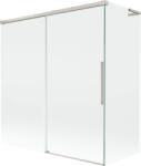 Mexen Rox L paravan de baie culisant cu 2 uși 150 + 70 x 150 cm, transparent, nichel periat - 8C9L-150-070-97-00 (8C9L-150-070-97-00)