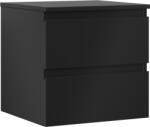 Mexen Orio dulap de baie sub lavoar 50 cm cu blat, 2 sertare, negru mat - 91A10-05047-2-BFFC71 (91A10-05047-2-BFFC71)