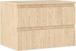 Mexen Rivel dulap de baie sub lavoar 70 cm cu blat, 2 sertare, canelură, stejar - 91A20-07047-2-BFFC81 (91A20-07047-2-BFFC81)