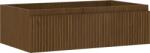 Mexen Rivel dulap baie sub chiuvetă 80 cm, 1 sertar, canelat, nuc - 91A20-08023-1-BF86 (91A20-08023-1-BF86)
