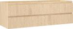 Mexen Rivel dulap baie sub chiuvetă 140 cm, 2 sertare, canelată, stejar - 91A20-14047-2-BFF81 (91A20-14047-2-BFF81)