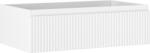 Mexen Rivel dulap baie sub lavoar 80 cm, 1 sertar, canelat, alb mat - 91A20-08023-1-BF01 (91A20-08023-1-BF01)
