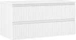 Mexen Rivel dulap de baie sub chiuvetă 100 cm cu blat, 2 sertare, texturat, alb mat - 91A20-10047-2-BFFC01 (91A20-10047-2-BFFC01)