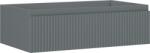 Mexen Rivel dulap baie pentru lavoar 80 cm, 1 sertar, canelat, grafit mat - 91A20-08023-1-BF66 (91A20-08023-1-BF66)
